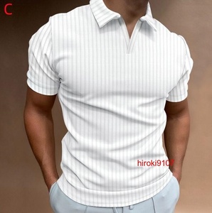 ポロシャツ メンズ Tシャツ 半袖 シャツ ゴルフウェア トップス 涼しい ビジネス スポーツ 無地 吸汗速乾 夏物/CH25