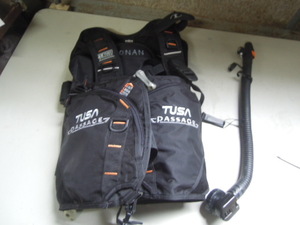 (TS)TUSA BC jacket M size name writing equipped Junk 