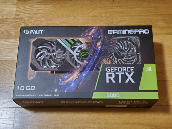 ★☆Palit GeForce RTX 3080 NED3080019IA-132AA (GeForce RTX 3080 GamingPro V1 10GB)中古品☆★