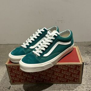 未使用 箱付き VANS バンズ Style 36 Retro Spot スタイル36 レトロスポーツ 29cm グリーン