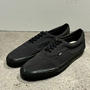 デッドストック USA製 80s-90s VANS バンズ ERA エラ 希少サイズ US13 31cm オールブラック キャンバス