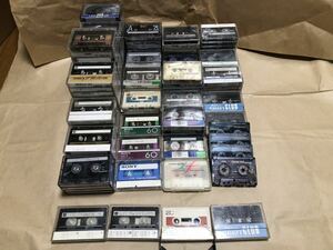  used cassette tape 11 2 ps together Hitachi mak cell, Sony,TDK, Fuji AXIA, other brand goods 