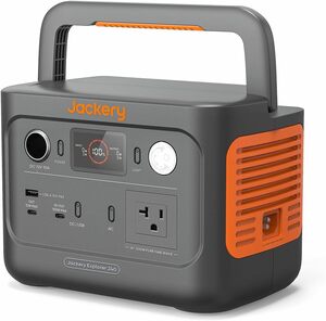  new goods unopened!Jackery portable power supply 240 New 256Wh Lynn acid iron long life rating output 300W moment maximum 600W