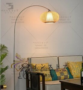 北欧風　　スタンドライト　装飾灯　竹芸ランプシェード　フロア ランプ　　リビング　ソファ　ベッドルーム