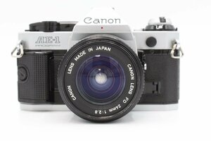 【良品】CANON キヤノン AE-1 PROGRAM シルバー FD 24mm F2.8 #LE2024202