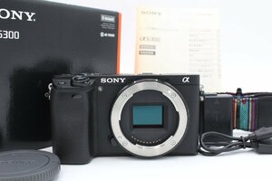 ＜＜ショット数3,220枚 化粧箱付き！＞＞【美品】SONY ソニー ミラーレス一眼 α6300 ボディ ブラック ILCE-6300 B #LE2024396