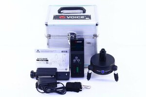 ●VOICE ボイス VC-G/VC-R オートベース 自動追尾ユニット レーザー墨出し器用 付属品あり ケース付き 通電確認のみ ジャンク【10941740】