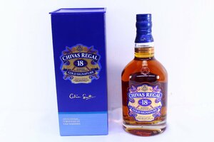 ●【未開栓】Chivas Regal/シーバスリーガル 18年 750ml 40％ ウイスキー お酒 アルコール 古酒 箱あり (1)【10942099】