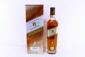 ●【未開栓】Johnnie Walker/ジョニーウォーカー 18年 700ml 40％ ウイスキー お酒 アルコール 古酒 箱あり【10942075】