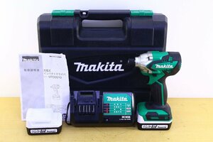 ●makita/マキタ MTD001D 充電式インパクトドライバ 14.4V 締付 ネジ締め バッテリー2個+充電器付き 動作OK 電動工具【10942471】