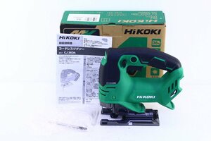 ●HiKOKI ハイコーキ CJ36DA コードレスジグソー DC36V 135mm 電動のこぎり 木材 軟鋼板 切断機 付属品 箱付き 美品【10930621】