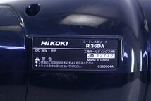 ●HiKOKI ハイコーキ R36DA コードレスクリーナ DC36V 560ml ハンディクリーナー 掃除機 乾式 付属品あり【10942655】_画像9