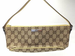 ●GUCCI グッチ 071982123 GGキャンバス アクセサリーポーチ ハンドバッグ GG柄【20417846】