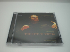 1CDストラヴィンスキー：春の祭典、スクリャービン：法悦の詩　ゲルギエフ/キーロフ管弦楽団、他　2001年　ドイツ盤　上前