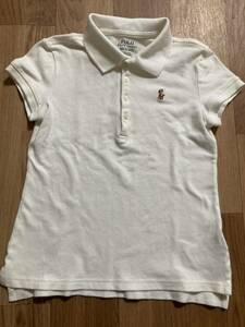  Ralph Lauren 140 white polo-shirt with short sleeves 