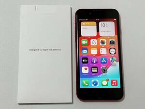 海外版SIMフリー iPhoneSE2 128GB Product Red シムフリー アイフォンSE 2 第二世代 第2世代 レッド SIMロックなし A2298 MXD82CH/A 90%