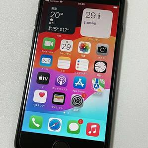 SIMフリー iPhoneSE2 128GB Black シムフリー アイフォンSE 2 第二世代 第2世代 ブラック 黒 softbank docomo au SIMロックなし A2296 84%の画像1