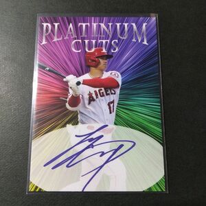 大谷翔平 Platinum Cuts プリントサインカード