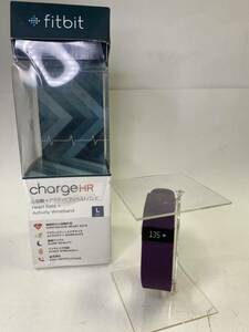fitbit Charge HR プラム L サイズ FB405PML-JPN