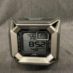 CASIO カシオ GQ-1000J 目覚まし時計 温度計付き電波時計 ゆ