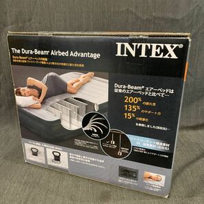 ①INTEX インテックス 電動ポンプ内蔵 エアーベッド シングルサイズ 屋内用 家庭用AC100v 電動エアーベッド ゆの画像10