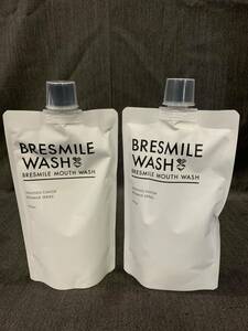 ［まとめ売り］BRESMILEWASH ブレスマイルウォッシュ　270ml × 2個　計量カップ付き　液体歯みがき 口臭予防 ゆ