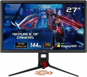 ASUS ROG Strix XG27UQ 4K DSCゲーミングモニター 27型 IPS 144Hz 1ms DisplayHDR400 DCI-P3 90% Adaptive Sync