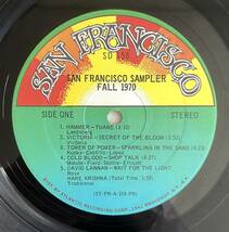 SAN FRANCISCO SAMPLER FALL 1970 SD-158 米盤LPレコード COLD BLOOD HAMMER TOWER OF POWER VICTORIA DAVID LANNAN★シスコサウンド_画像6