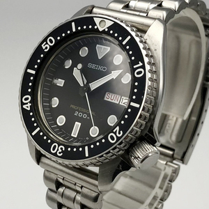 【美品】SEIKO PROFESSIONAL DIVER 200m セイコー プロフェッショナル ダイバー 7C43-6010 紳士用クォーツ時計（管理No.1396）