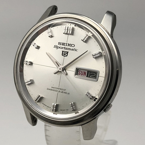 【美品】SEIKO 5 Sportsmatic セイコー 5 スポーツマチック 6619-9070 21石 紳士用 自動巻き腕時計 ビンテージ （管理No.1404）