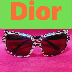  almost new goods unused! Dior sunglasses Leopard pattern 