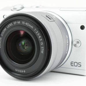 【美品】キャノン Canon EOS M200 15-45mm レンズキット 《人気のホワイトカラー》           MY040465A3014の画像2