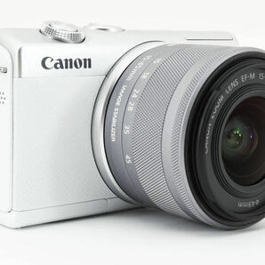 【美品】キャノン Canon EOS M200 15-45mm レンズキット 《人気のホワイトカラー》           MY040465A3014の画像4