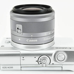 【美品】キャノン Canon EOS M200 15-45mm レンズキット 《人気のホワイトカラー》           MY040465A3014の画像8