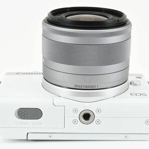 【美品】キャノン Canon EOS M200 15-45mm レンズキット 《人気のホワイトカラー》           MY040465A3014の画像9