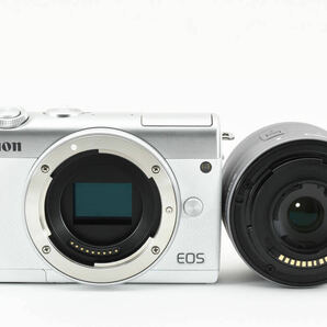 【美品】キャノン Canon EOS M200 15-45mm レンズキット 《人気のホワイトカラー》           MY040465A3014の画像10