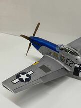 タミヤ1/48ノースアメリカP51Bマスタング塗装完成品_画像3