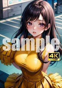 1188【A4写真用紙・高画質】オリジナル 美女 イラスト グラビア セクシー アニメ 同人 ポスター フェチ 美人 美乳 美脚 お尻 ビキニ 制服