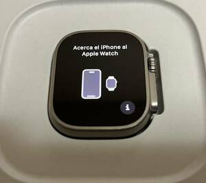 美品　Apple Watch Ultra 49mm MNHF3J アップルウォッチ バッテリー状態　97%