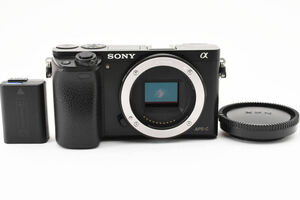 [ популярный беззеркальный Schott число 4946 раз ] SONY Sony α6000 корпус 2430 десять тысяч пикселей камера фотосъемка возможность текущее состояние товар включение в покупку возможность 1 иен #9122