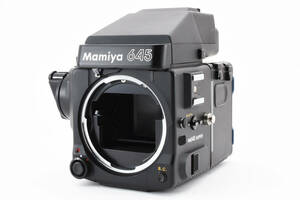 【人気のM645スーパー 動作好調】 MAMIYA マミヤ M645 SUPER AEファインダー 120フィルムバック付き 中判カメラ 同梱可能 1円 #9086
