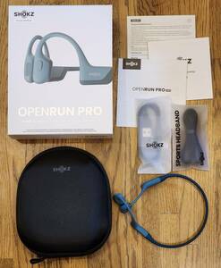 中古 Shokz OpenRun Pro ブルー