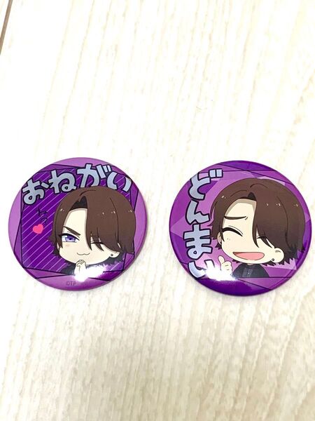 VAZZROCK LINEスタンプ風 缶バッチ 2点 眞宮孝明