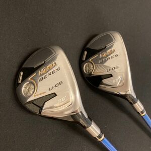  HONMA ホンマ BERES U-05 2S UT 22°、28°ユーティリティ2本セット ARMRQ ∞ 53 ☆☆ SR 