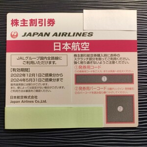 ☆ JAL 日本航空 株主優待券 ☆ [ 発券用コードを取引メッセージで通知 ] すぐ利用できます