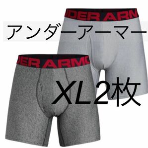 新品　ボクサーパンツ　XL2枚　パンツ UA 6インチ 