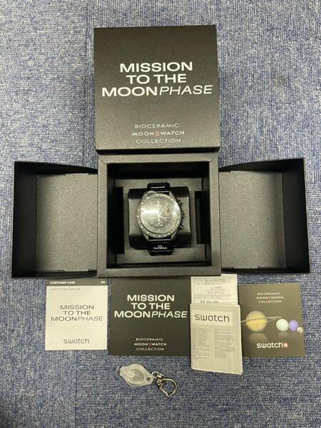 MISSION TO THE MOONPHASE NEW MOON スウォッチ オメガ スヌーピ Swatch OMEGA