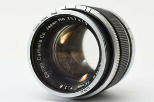 CANON LENS 50mm F1.8 キヤノン レンズ Lマウント L39 #1305