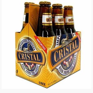 ラッピング無料 クリスタル　瓶ビール　330ml　６本セット CC05