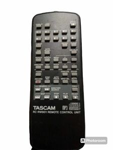 TASCAM タスカム　リモコン　RC-RW901 